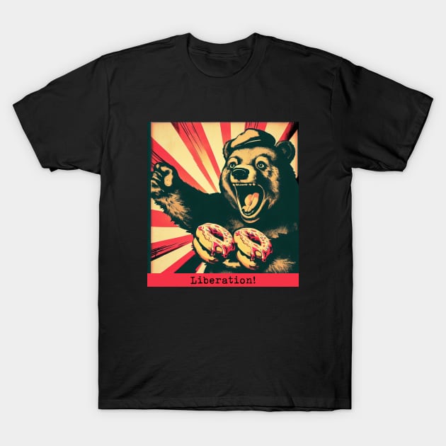 Liberation! - Bears after raid on doughnut van T-Shirt by REDWOOD9